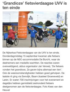 Nijkerkse Fiets4daagse 2022