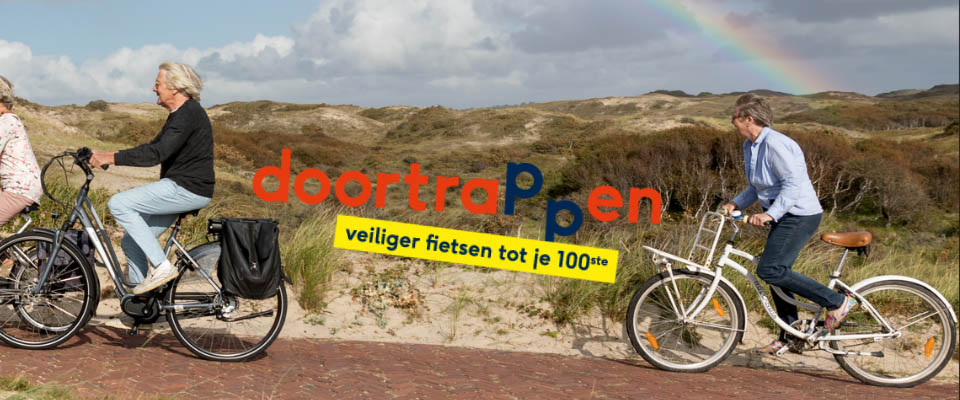 doortrappen, veiliger fietsen tot je 100ste