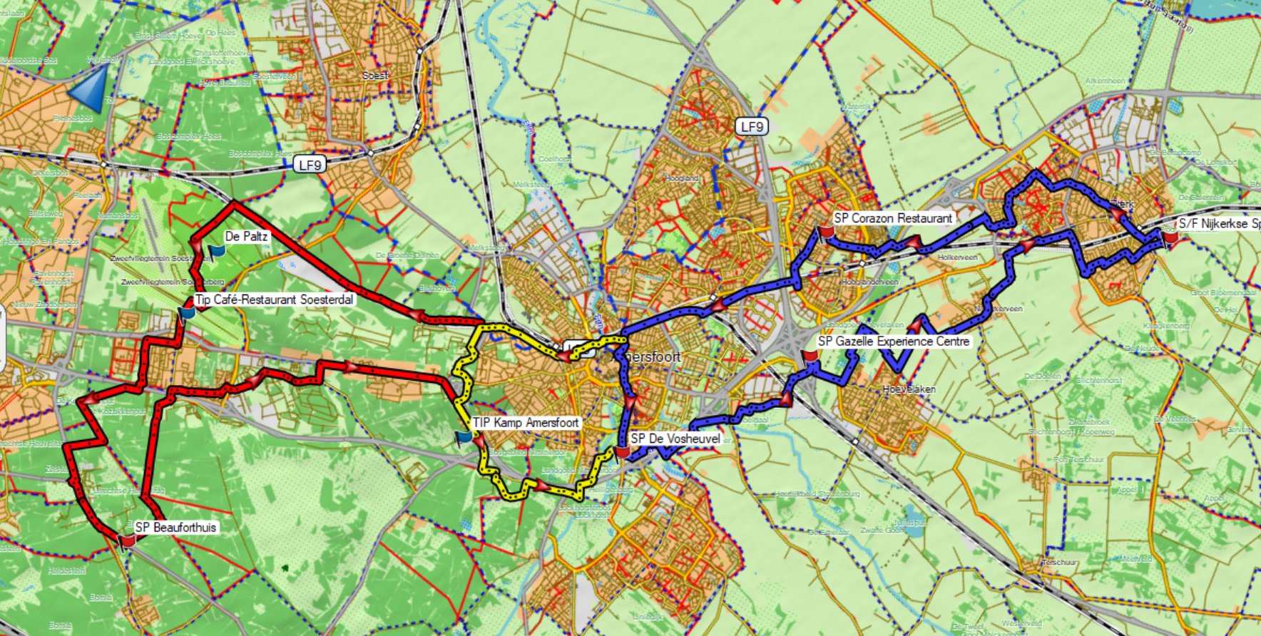 Utrechtse Heuvelrug route nijkerkse fietsvierdaagse  2026